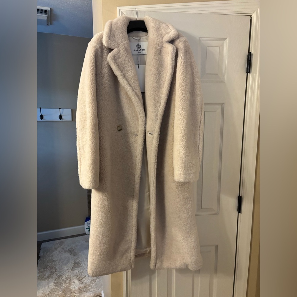 Aritzia Cream Teddy Jacket